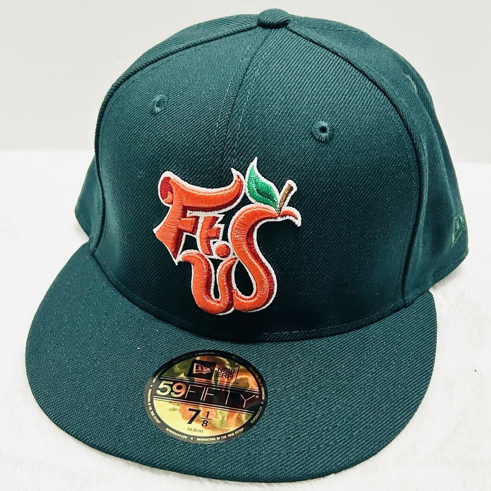 New Era Fort Wayne TinCaps Team Logo MiLB 59FIFTY Fitted Hat 7 1/8 Green